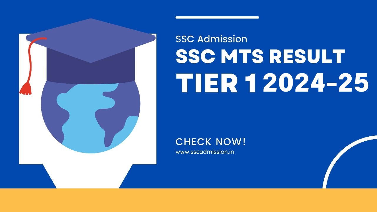 SSC MTS Result Tier 1 2024: Merit List, Cut Off, Score Board PDF