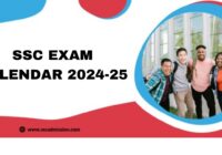 SSC Exam Calendar 2024